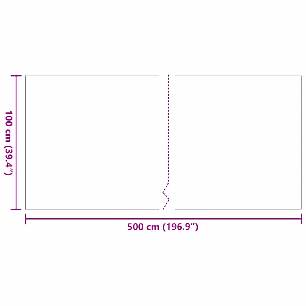 Artificial Grass 500 x 100 x 3 cm PP & PE