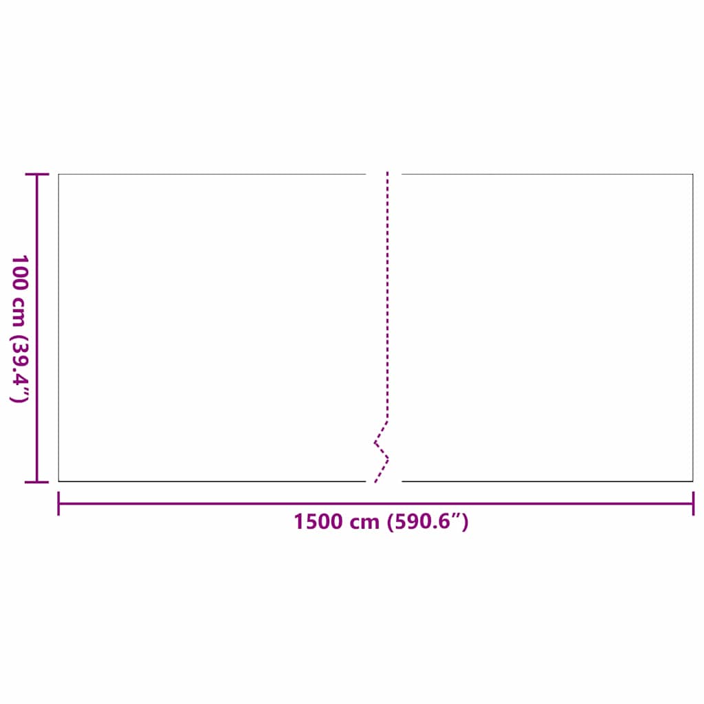 Artificial Grass 1500 x 100 x 4 cm PP & PE