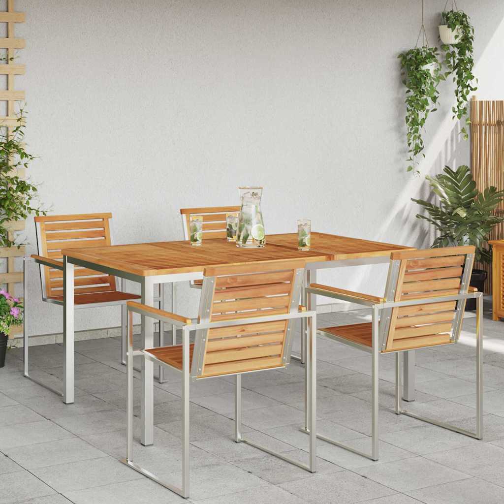 DiningTable Brown 150 x 90 x 75 cm Solid Teak Wood