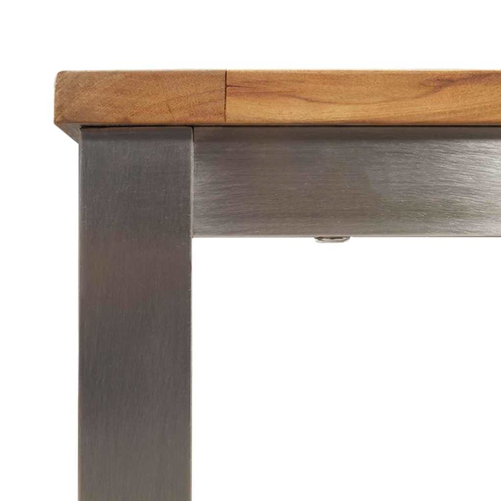 DiningTable Brown 200 x 90 x 75 cm Solid Teak Wood