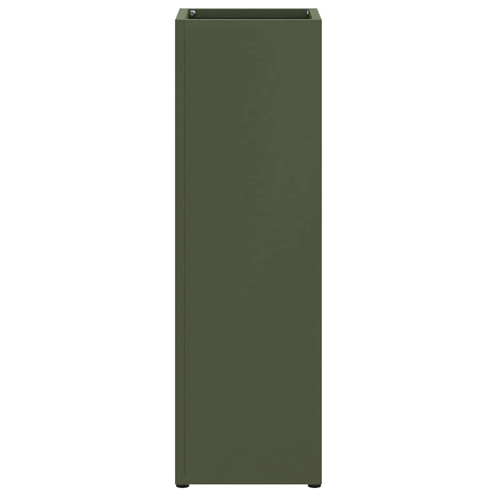 Rain Umbrella Stand Olive 15.5 x 15.5 x 49 cm Steel