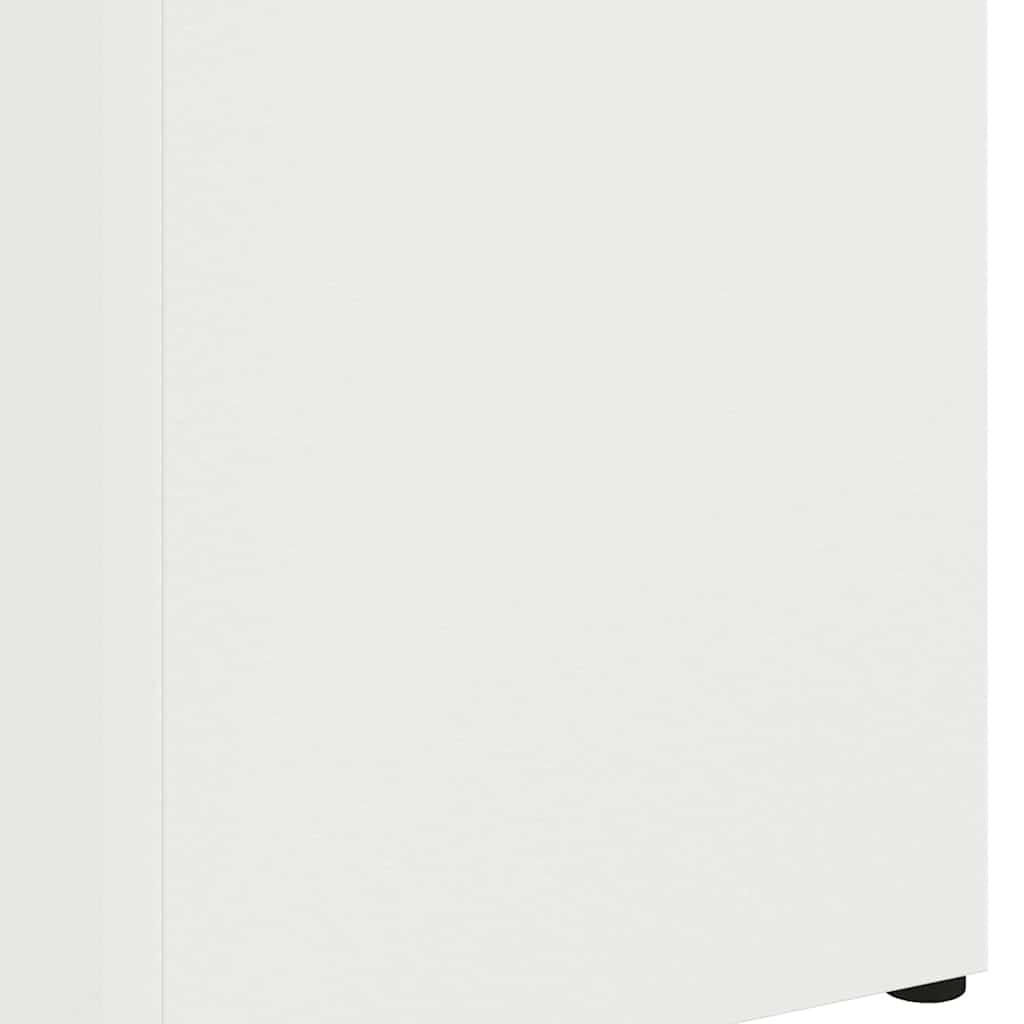 Rain Umbrella Stand White 15.5 x 15.5 x 49 cm Steel