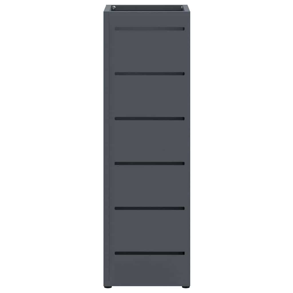 Rain Umbrella Stand Anthracite 15.5 x 15.5 x 49 cm Steel