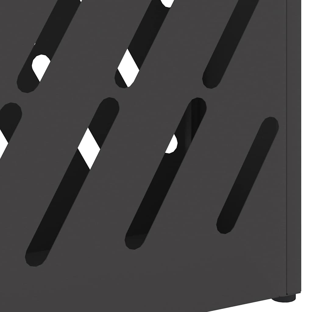Umbrella Stand Black 28 x 12 x 41 cm Steel