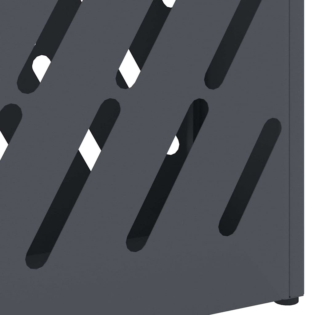 Umbrella Stand Anthracite 28 x 12 x 41 cm Steel