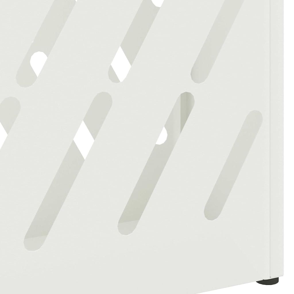 Umbrella Stand White 28 x 12 x 41 cm Steel
