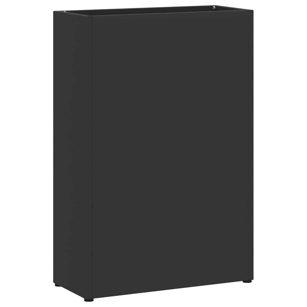 Rain Umbrella Stand Black 28 x 12 x 41 cm Steel