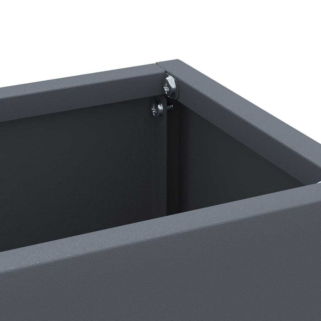 Umbrella Stand Anthracite 28 x 12 x 41 cm Steel