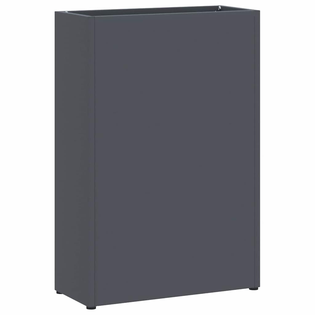 Umbrella Stand Anthracite 28 x 12 x 41 cm Steel