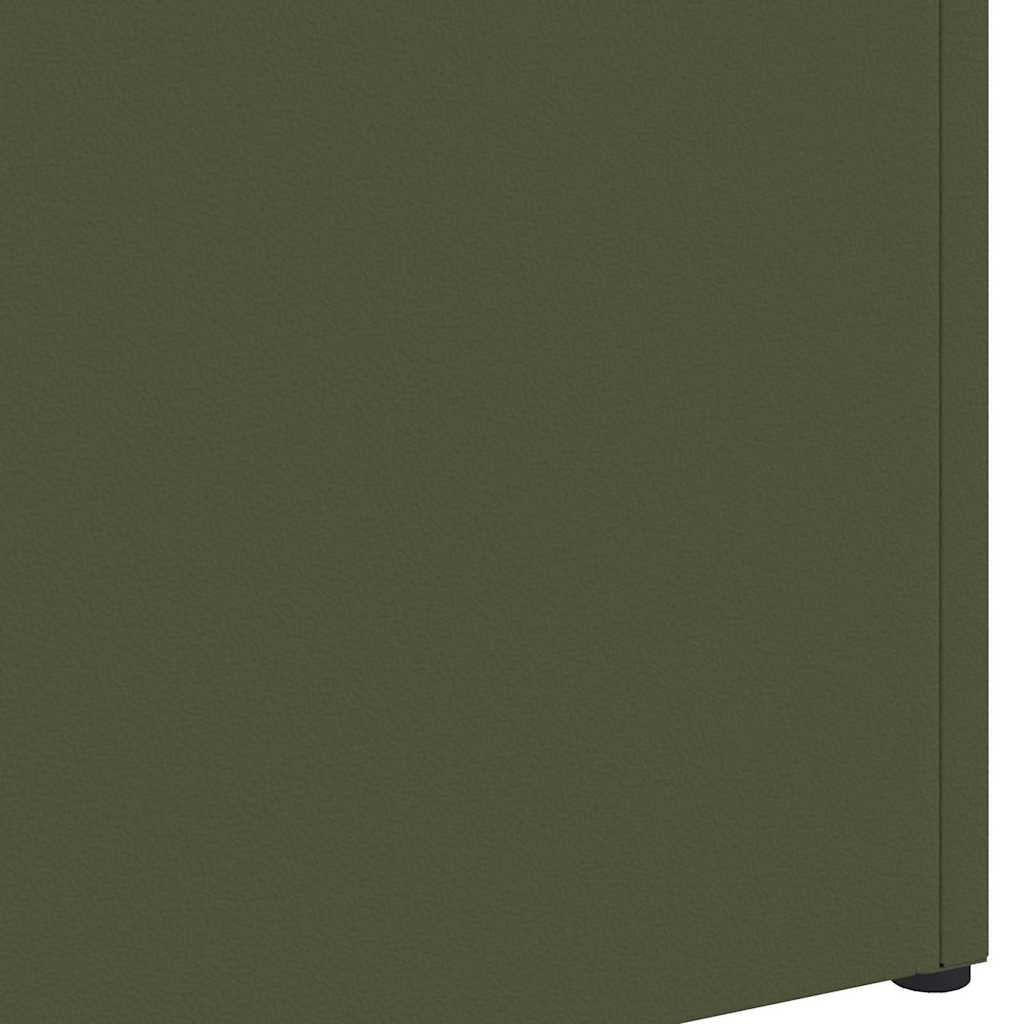 Rain Umbrella Stand Olive Green 28 x 12 x 41 cm Steel