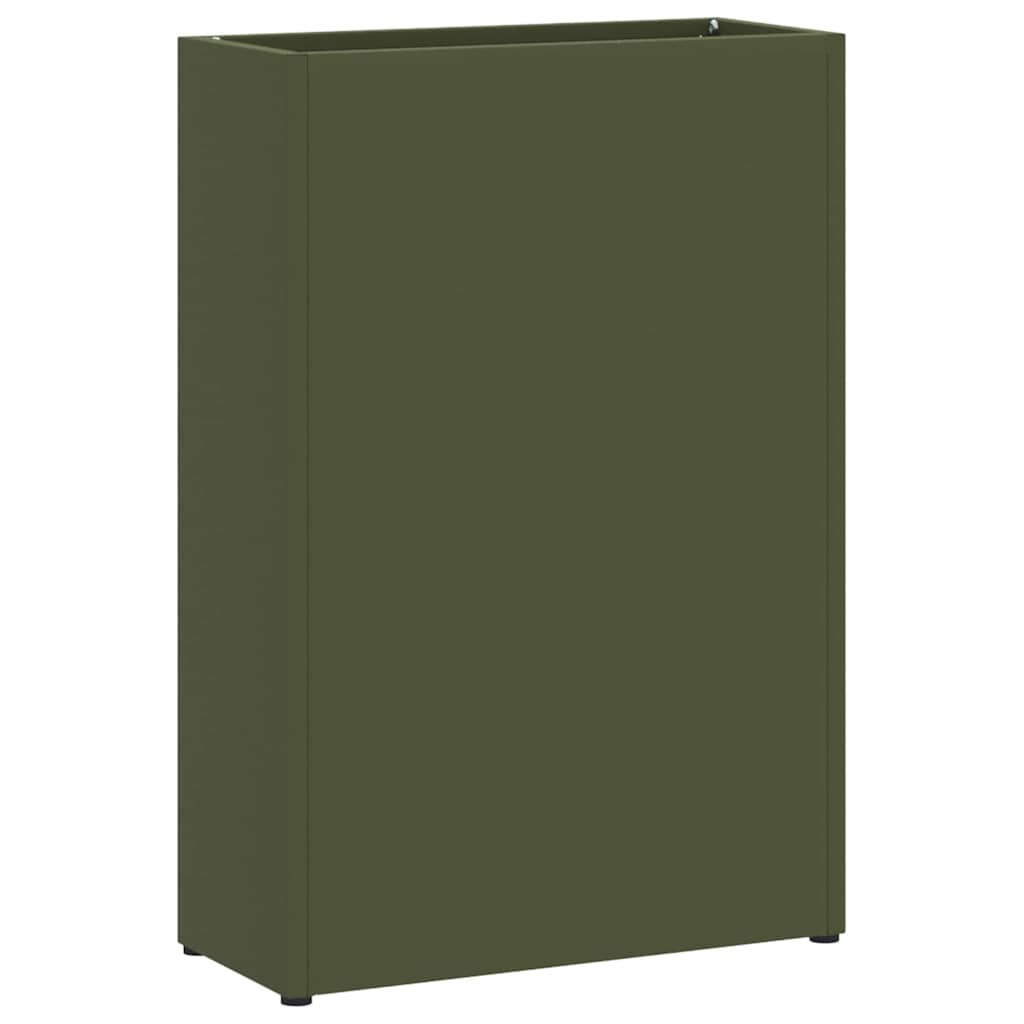Rain Umbrella Stand Olive Green 28 x 12 x 41 cm Steel