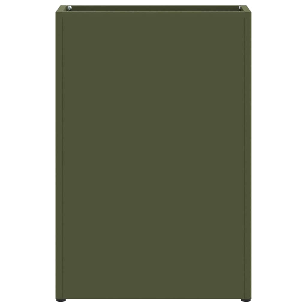 Rain Umbrella Stand Olive Green 28 x 12 x 41 cm Steel