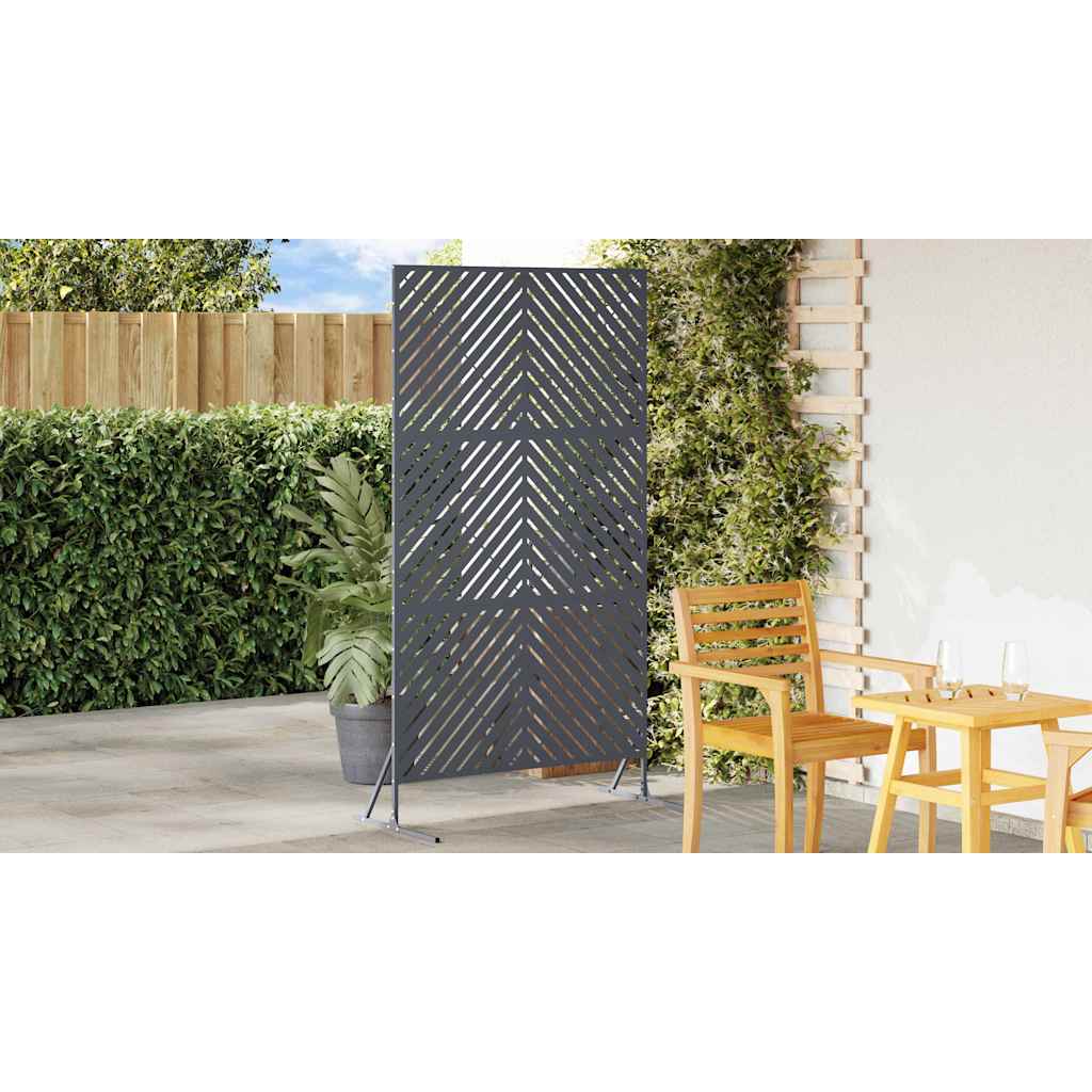 Privacy Screen 100 x 50 x 180 cm Steel Anthracite