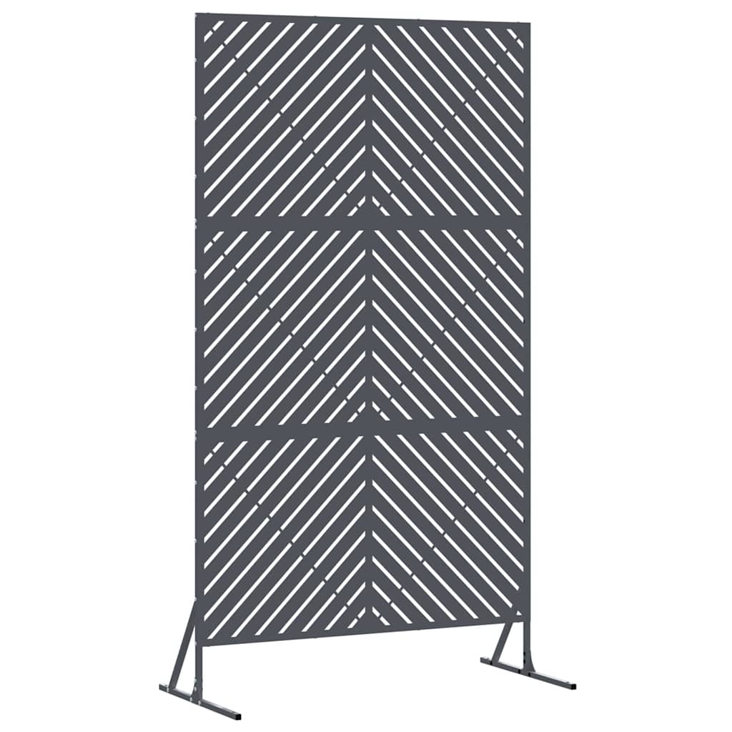 Privacy Screen 100 x 50 x 180 cm Steel Anthracite
