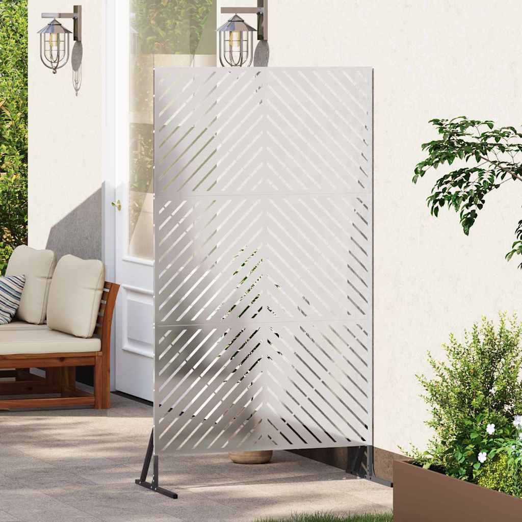 Privacy Screen Grey 100 x 50 x 180 cm Steel