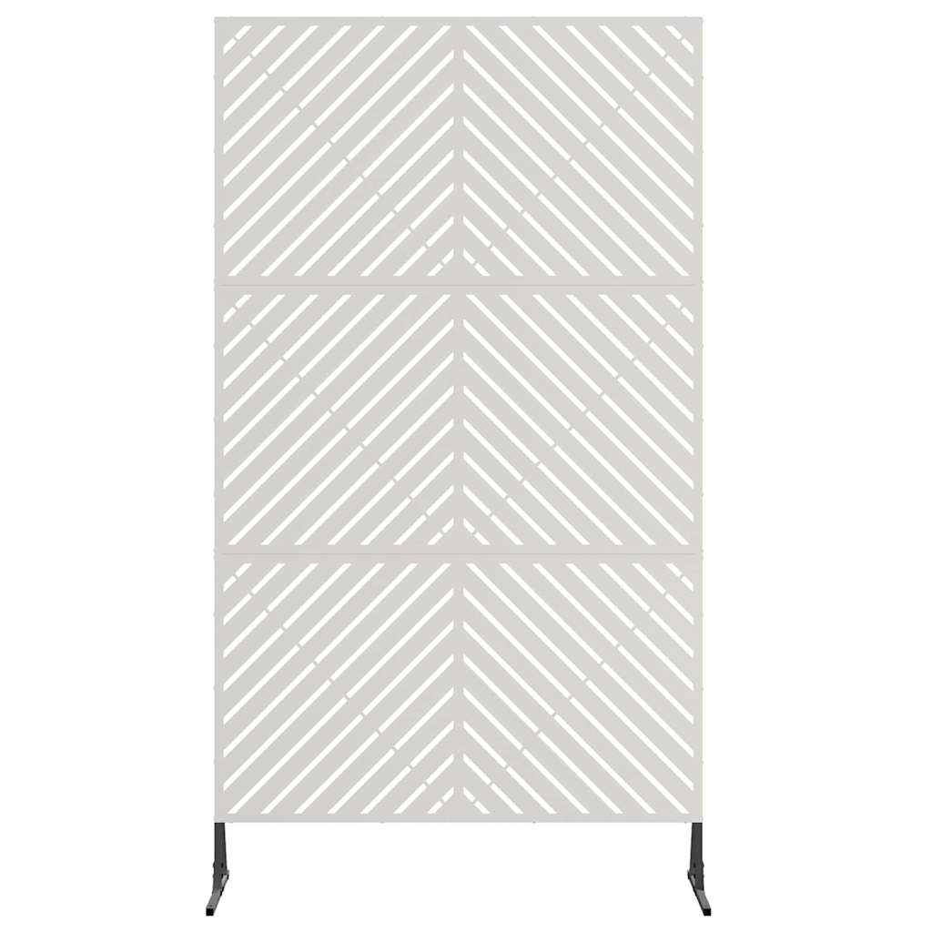 Privacy Screen Grey 100 x 50 x 180 cm Steel