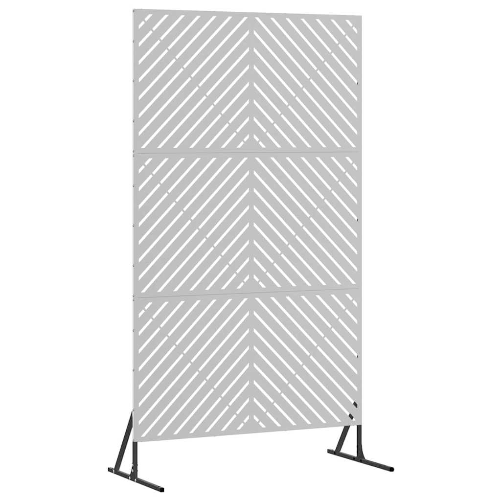 Privacy Screen Grey 100 x 50 x 180 cm Steel