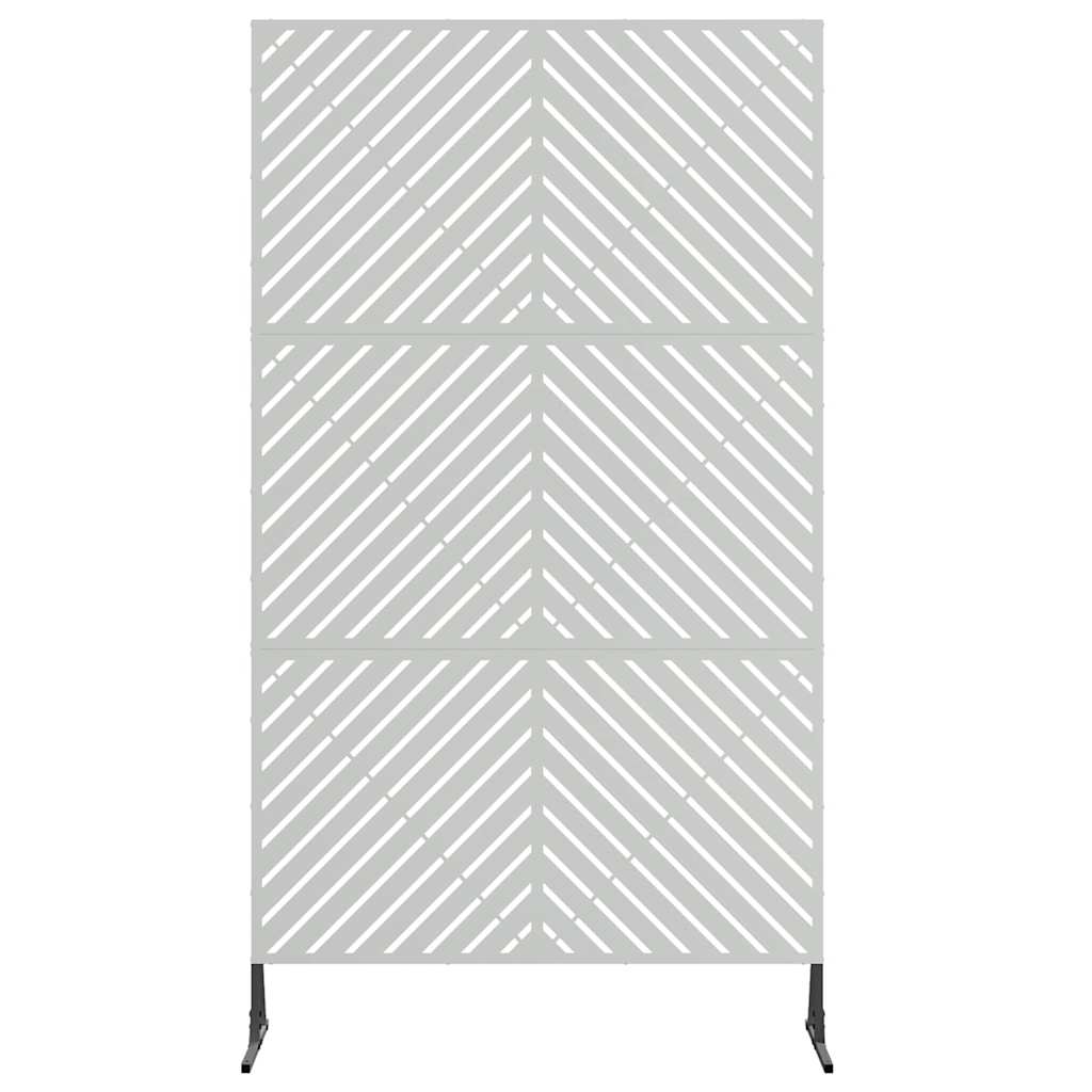 Privacy Screen Grey 100 x 50 x 180 cm Steel