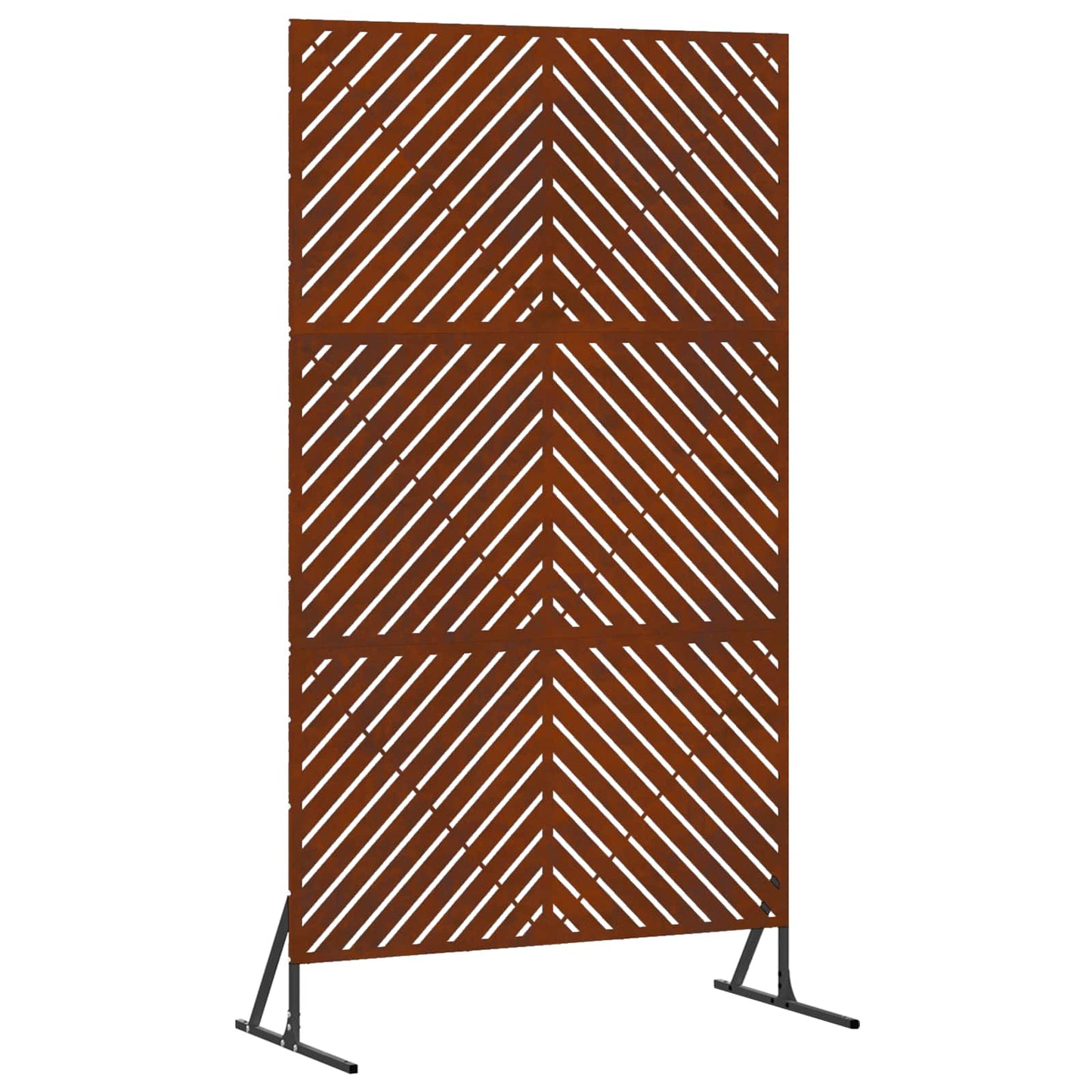 Privacy Screen Grey 100 x 50 x 180 cm Steel