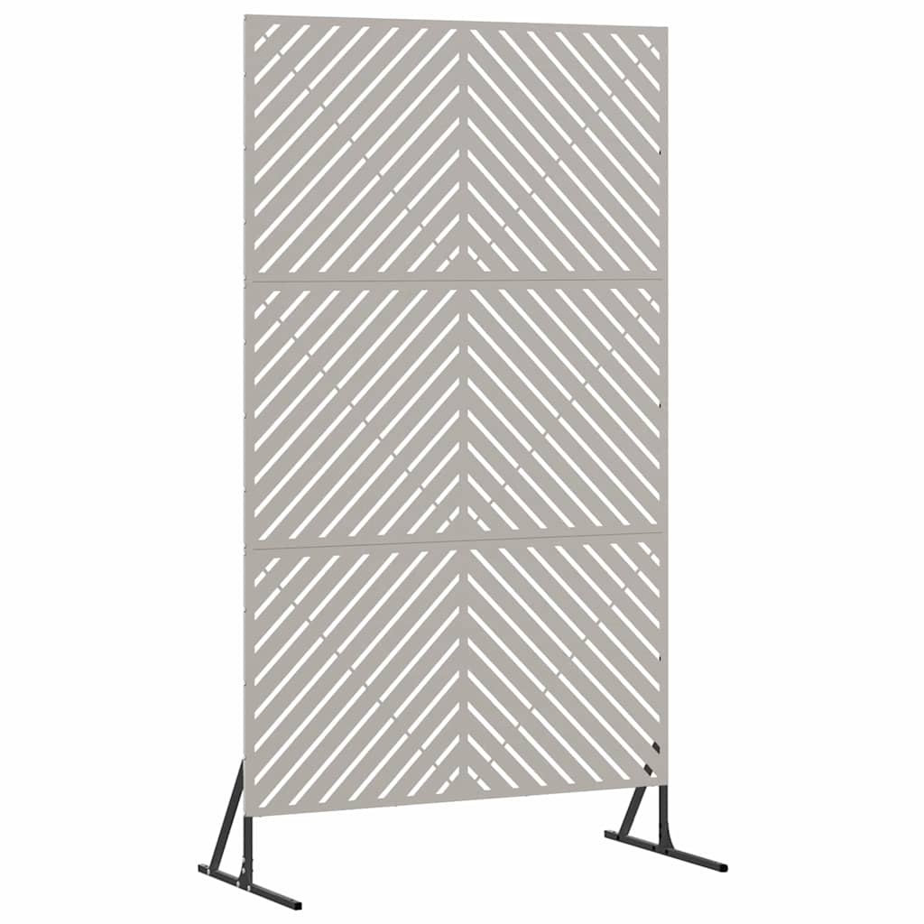 Privacy Screen Grey 100 x 50 x 180 cm Steel
