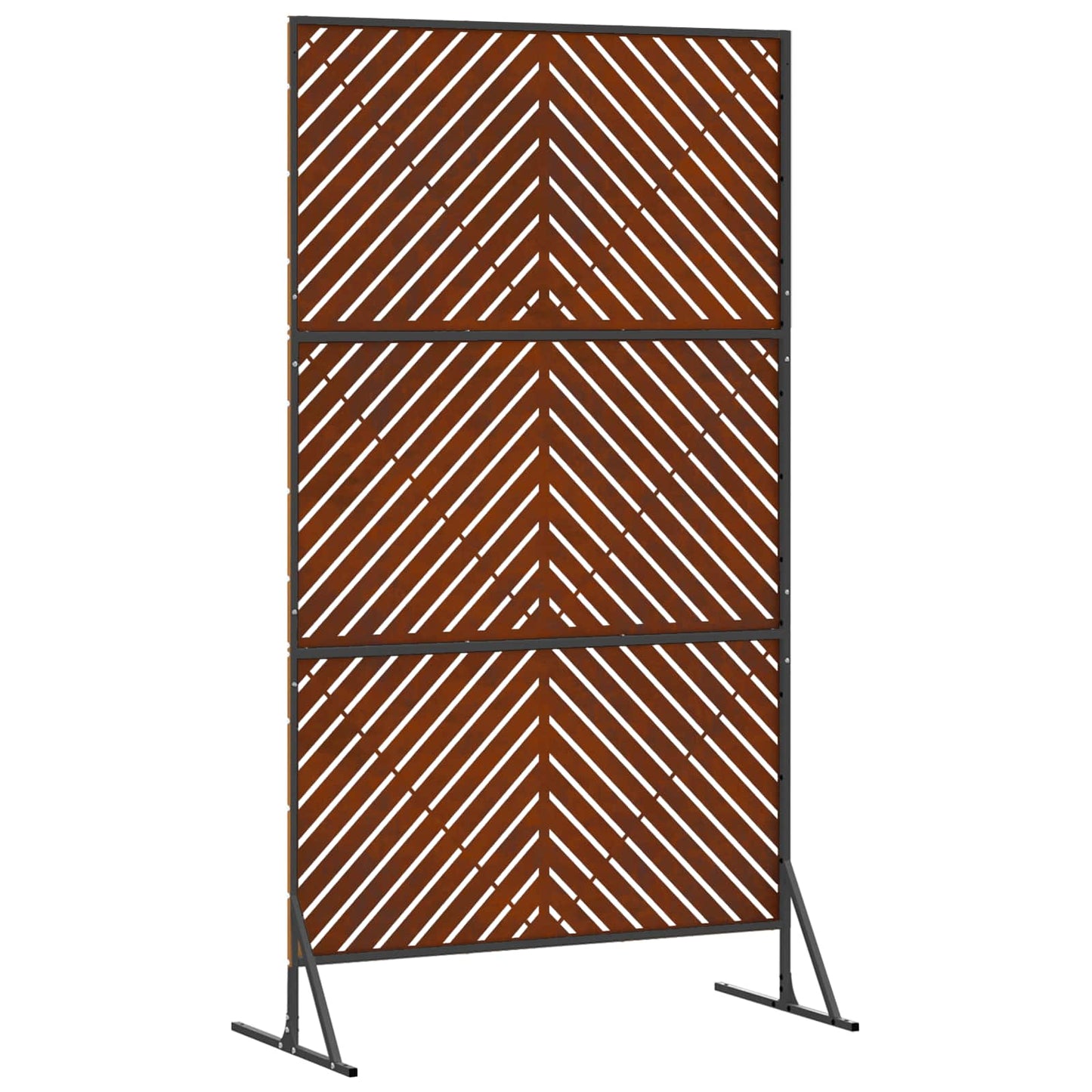 Privacy Screen Grey 100 x 50 x 180 cm Steel