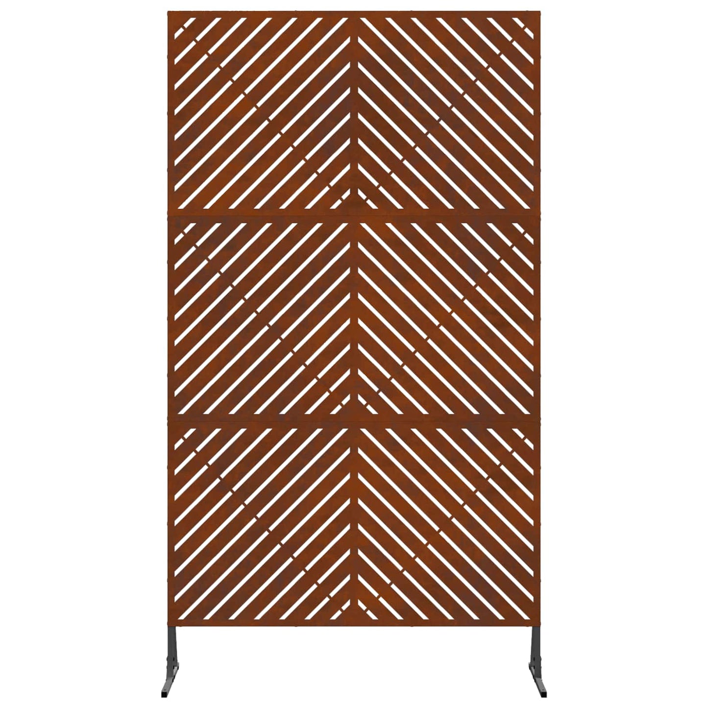 Privacy Screen Grey 100 x 50 x 180 cm Steel