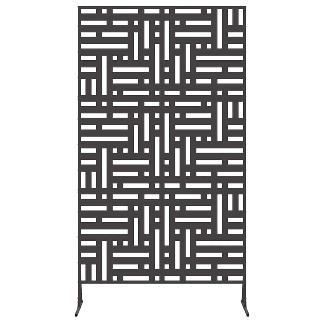 Privacy Screen 100 x 50 x 180 cm Steel Black