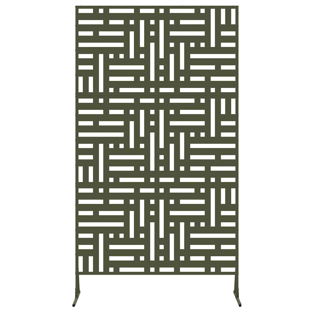 Privacy Screen 100 x 50 x 180 cm Steel Olive Green