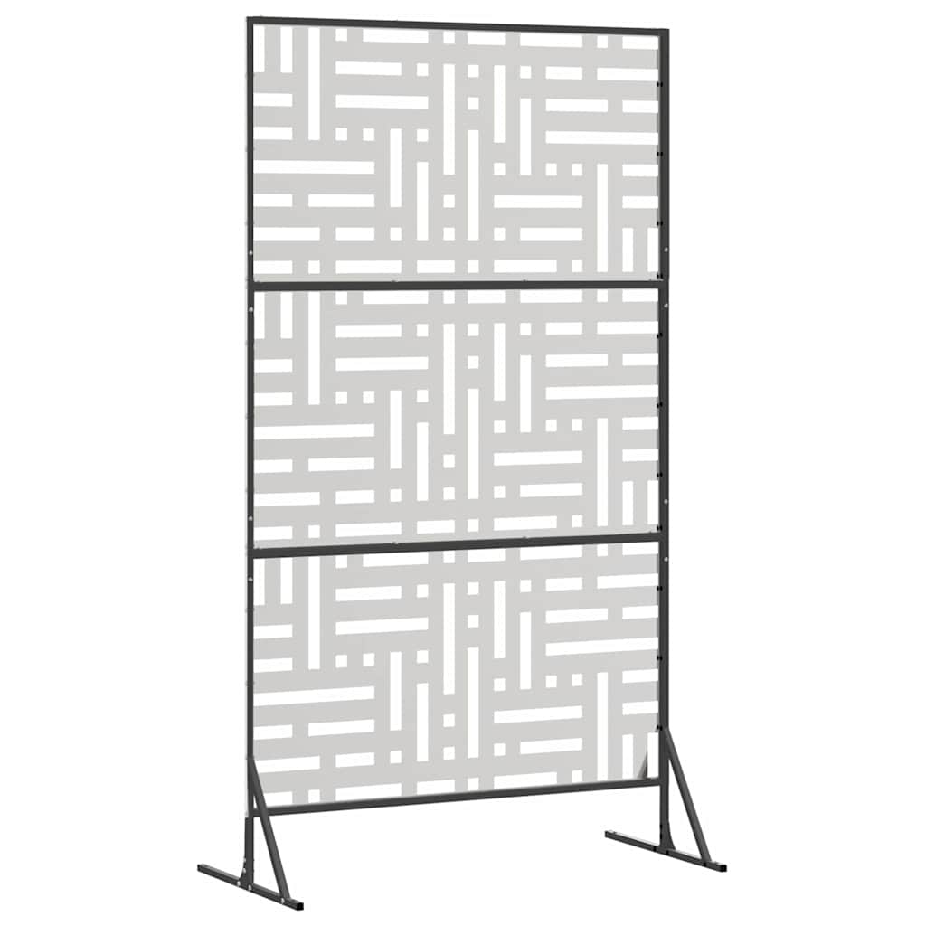 Privacy Screen Grey 100 x 50 x 180 cm Steel