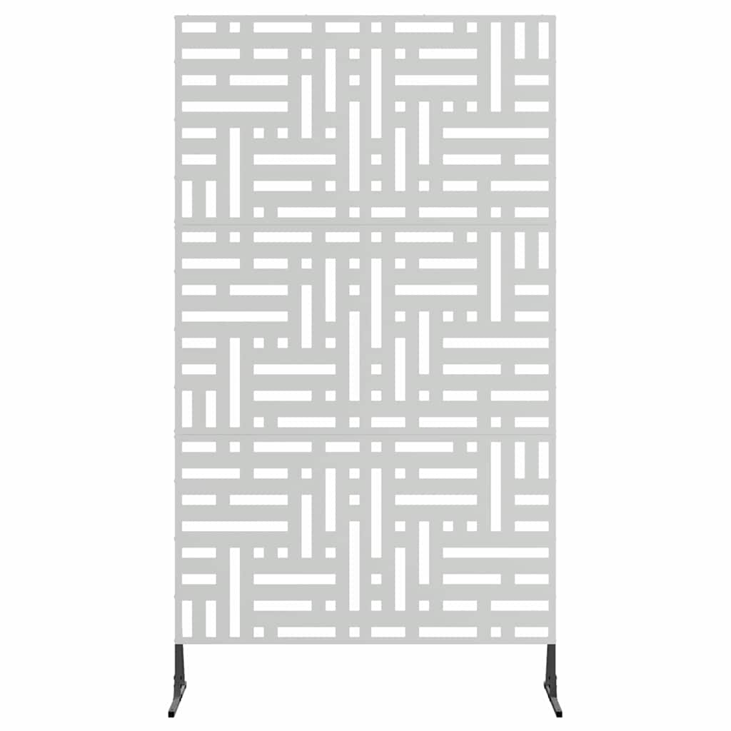Privacy Screen Grey 100 x 50 x 180 cm Steel