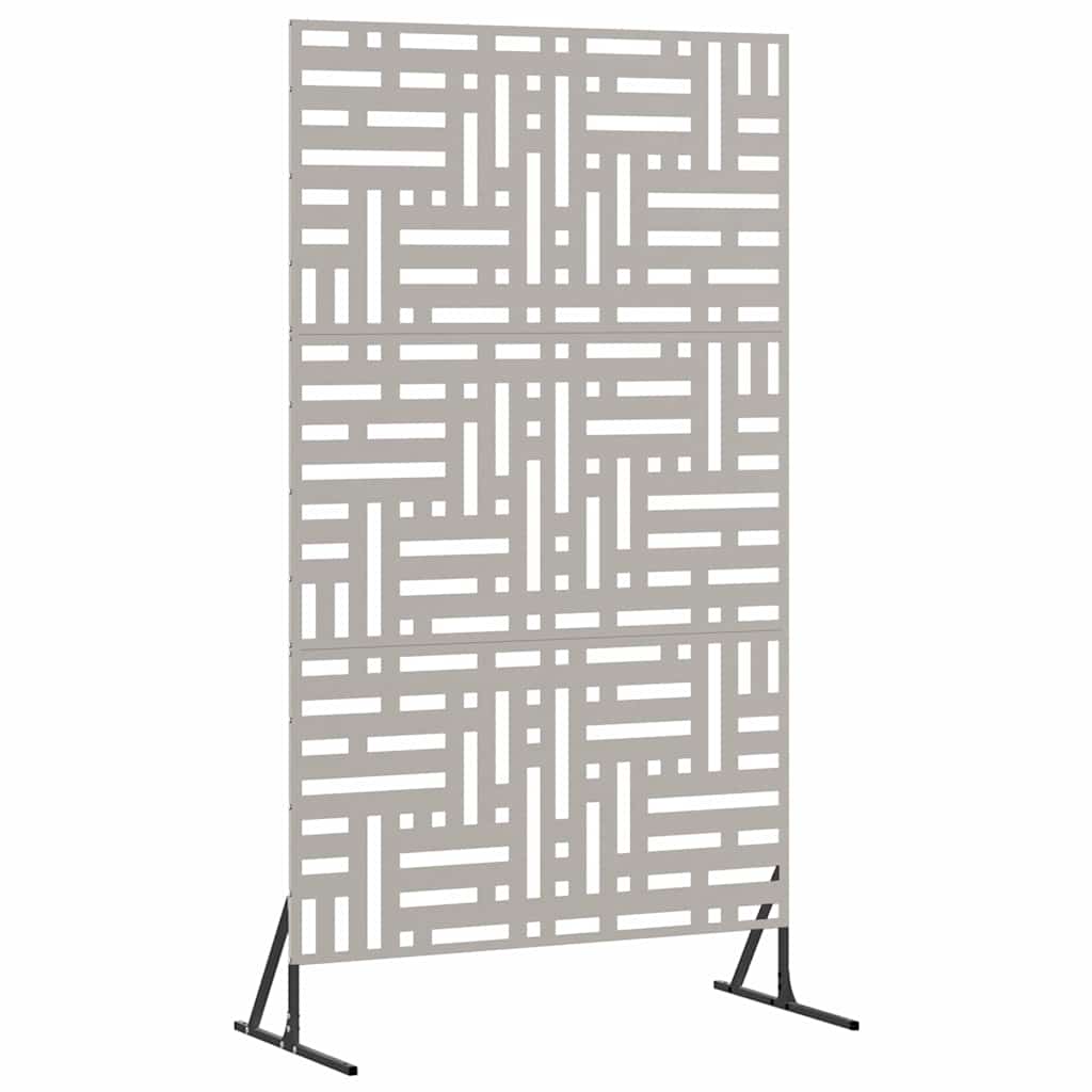 Privacy Screen Grey 100 x 50 x 180 cm Weathering Steel