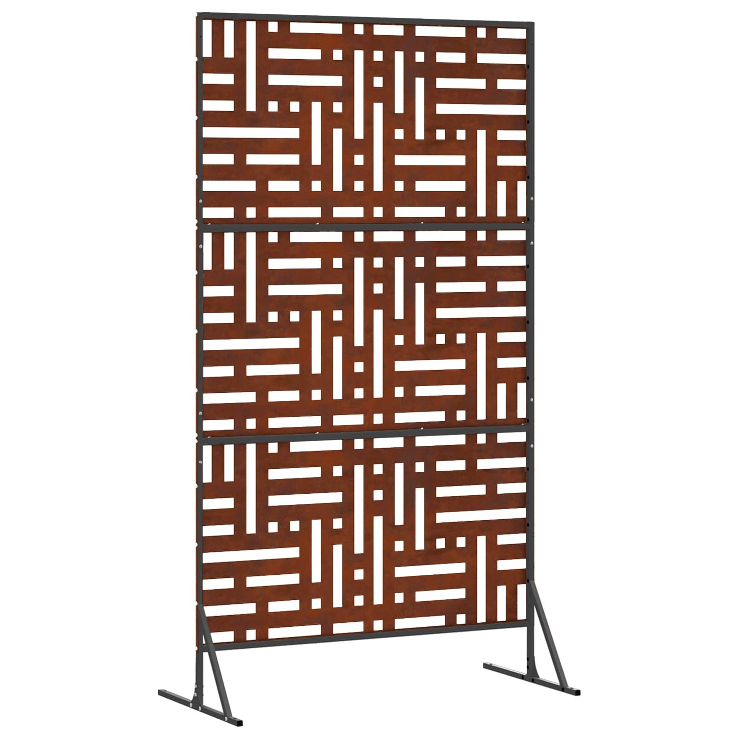 Privacy Screen 100 x 50 x 180 cm Weathering Steel Rusty