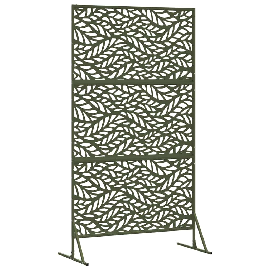 Privacy Screen Olive 100 x 50 x 180 cm Steel