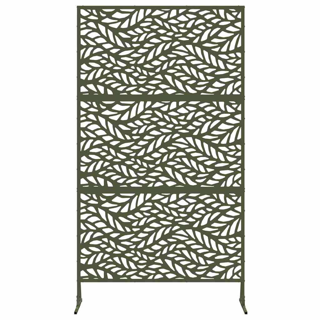 Privacy Screen Olive 100 x 50 x 180 cm Steel
