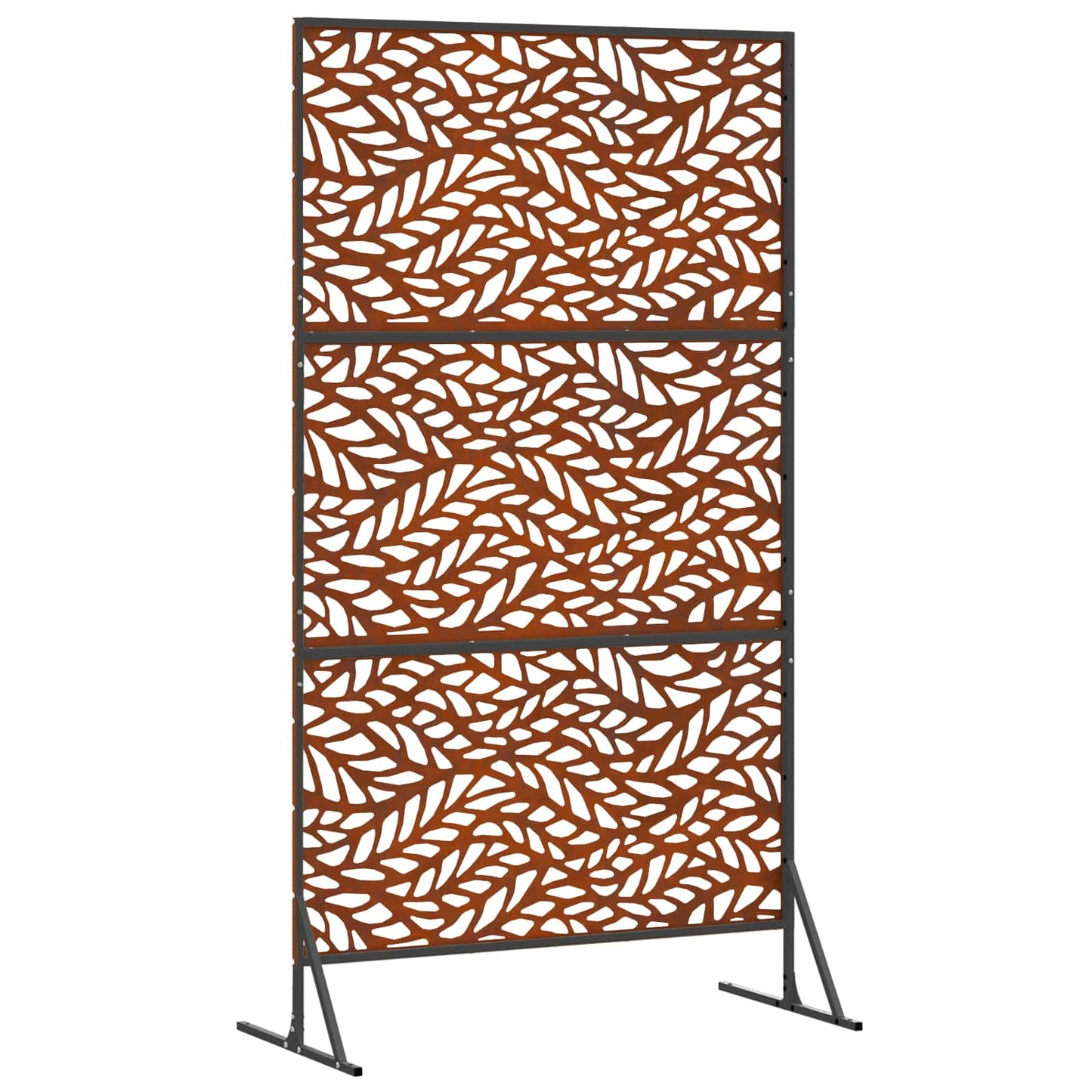 Privacy Screen 100 x 50 x 180 cm Weathering Steel Rusty
