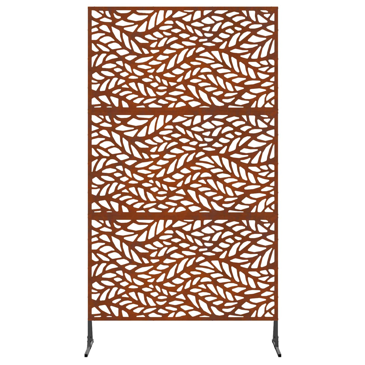 Privacy Screen 100 x 50 x 180 cm Weathering Steel Rusty