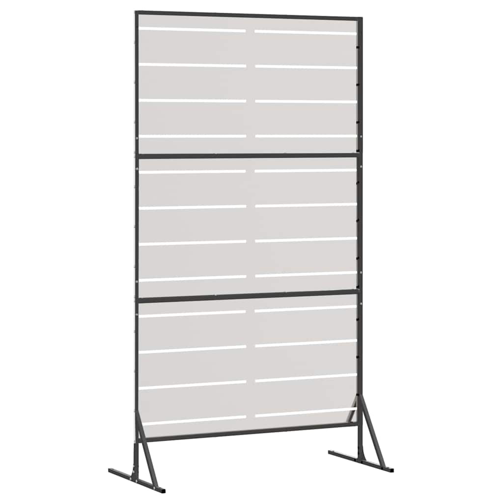 Privacy Screen Grey 100 x 50 x 180 cm Steel
