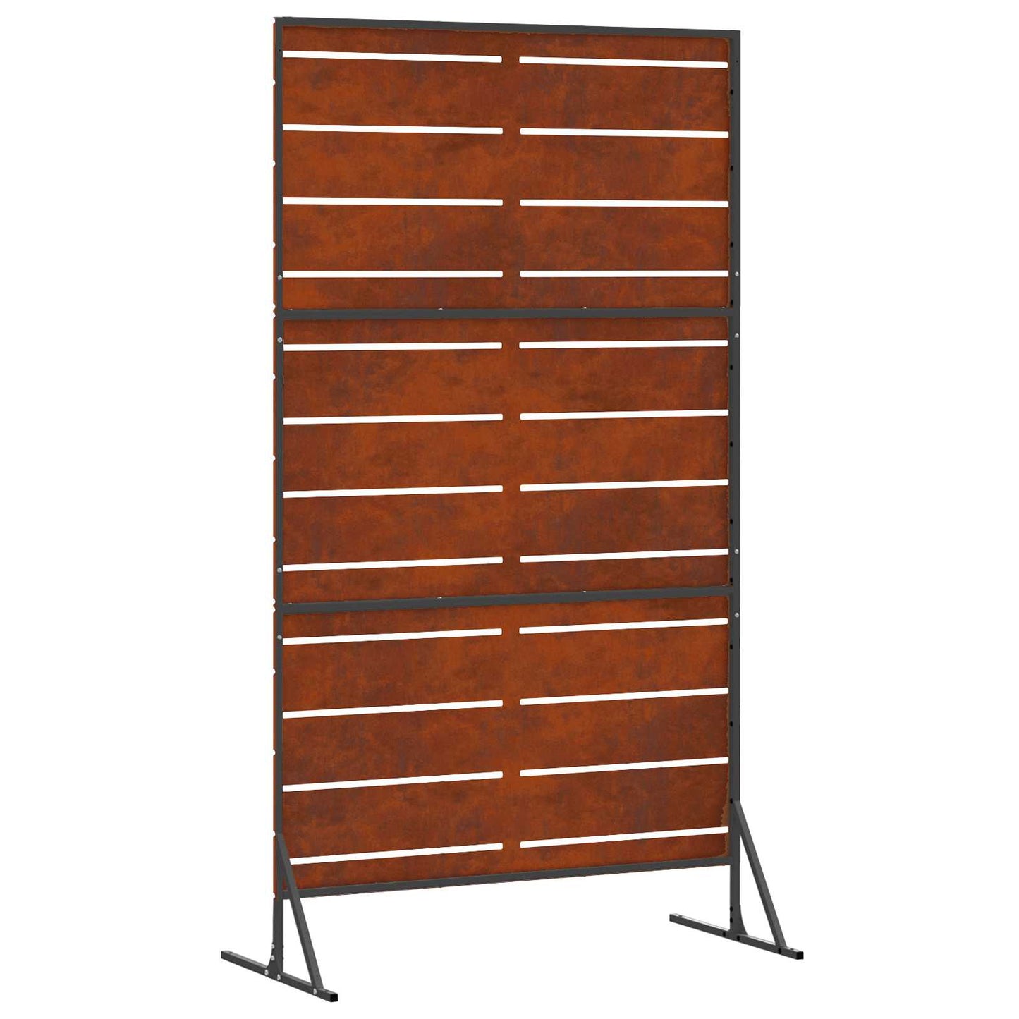 Privacy Screen 100 x 50 x 180 cm Weathering Steel Rusty