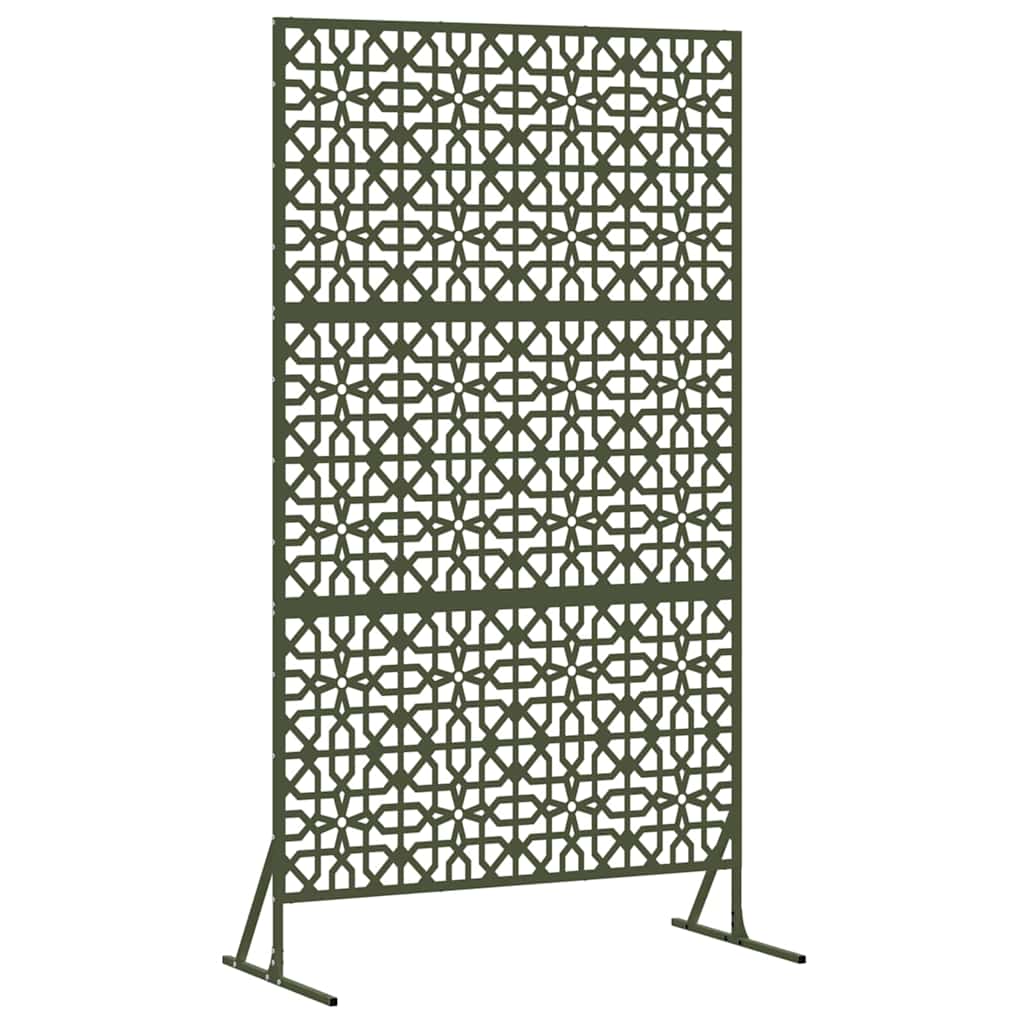 Privacy Screen 100 x 50 x 180 cm Steel Olive Green