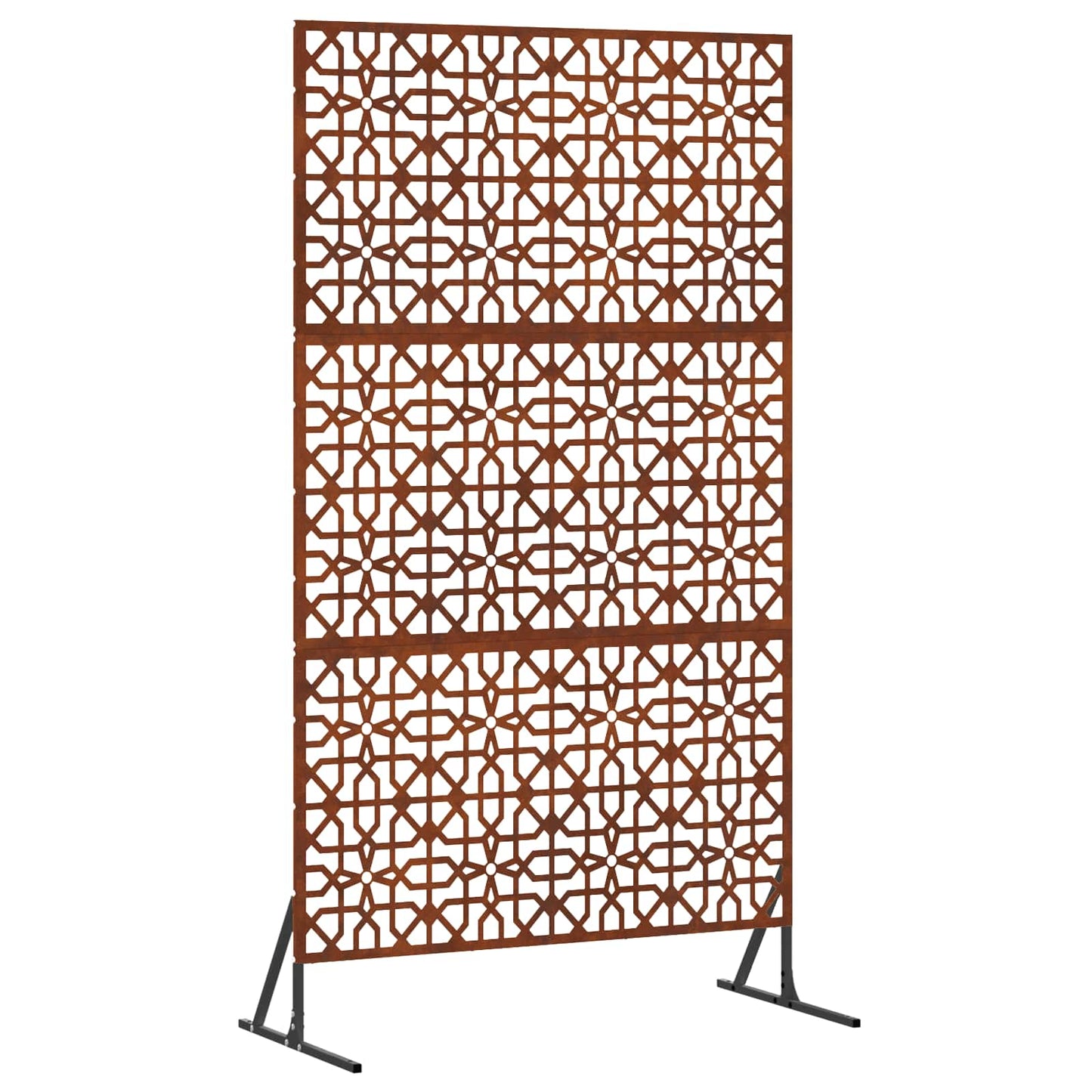 Privacy Screen 100 x 50 x 180 cm Weathering Steel Rusty