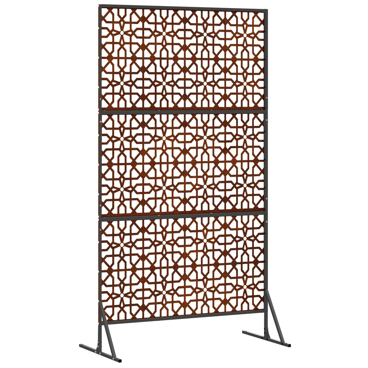 Privacy Screen 100 x 50 x 180 cm Weathering Steel Rusty