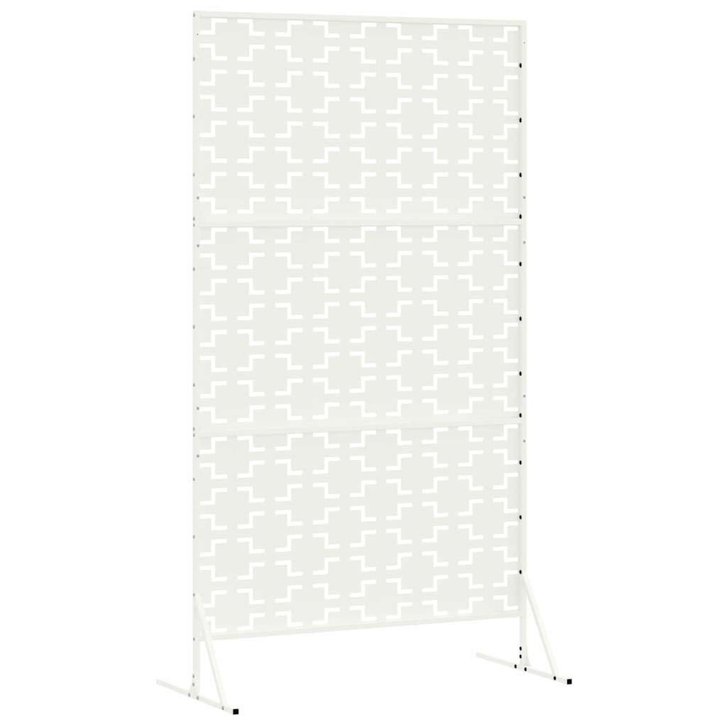 Privacy Screen 100 x 50 x 180 cm Steel White