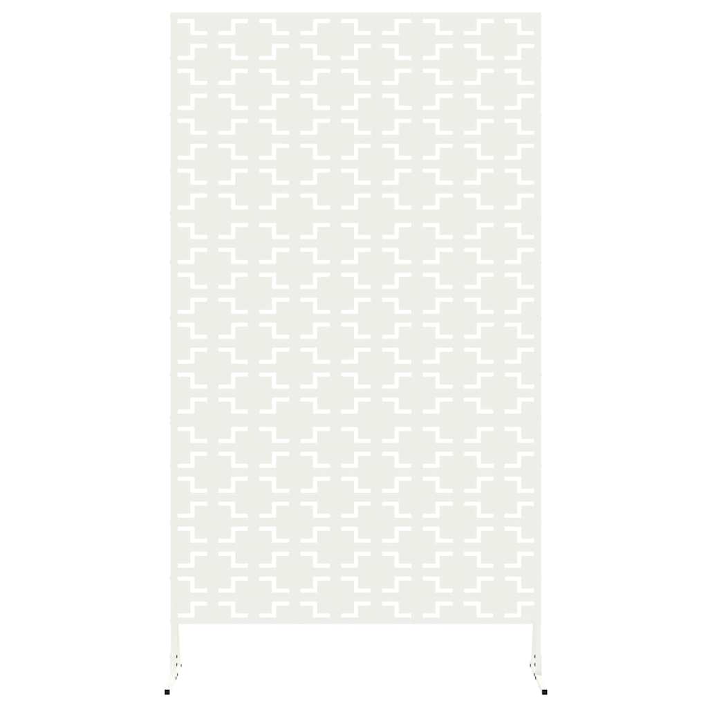Privacy Screen 100 x 50 x 180 cm Steel White