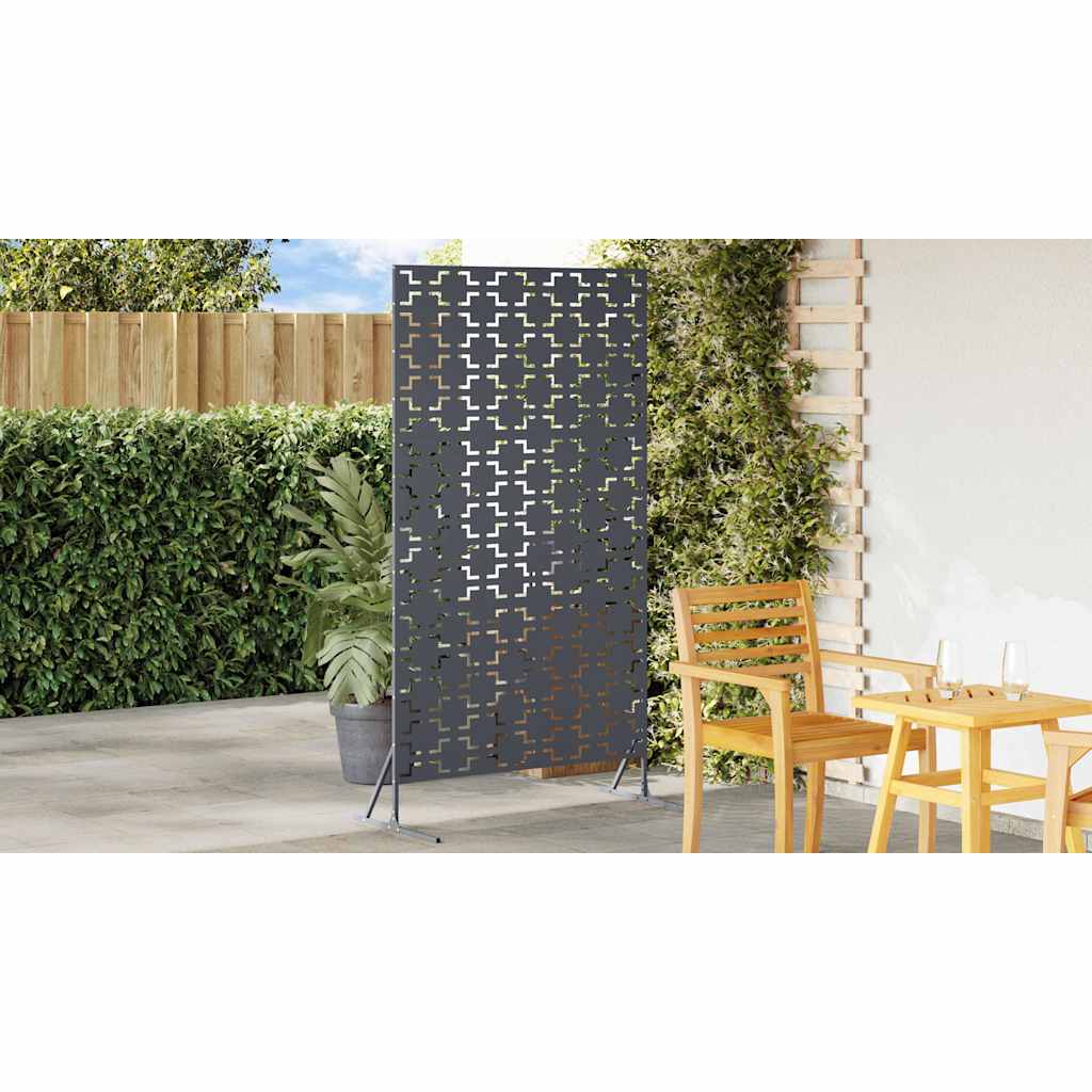 Privacy Screen 100 x 50 x 180 cm Steel Anthracite
