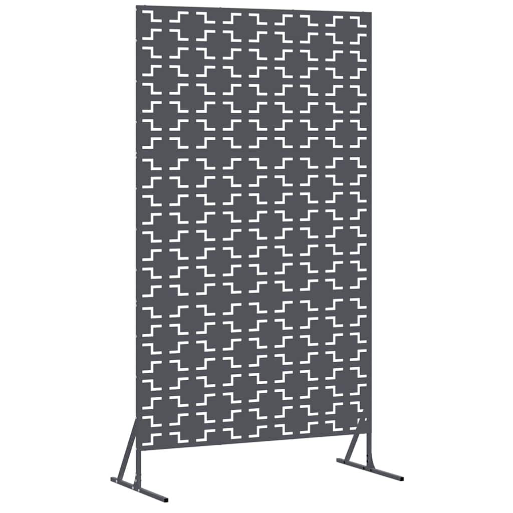 Privacy Screen 100 x 50 x 180 cm Steel Anthracite