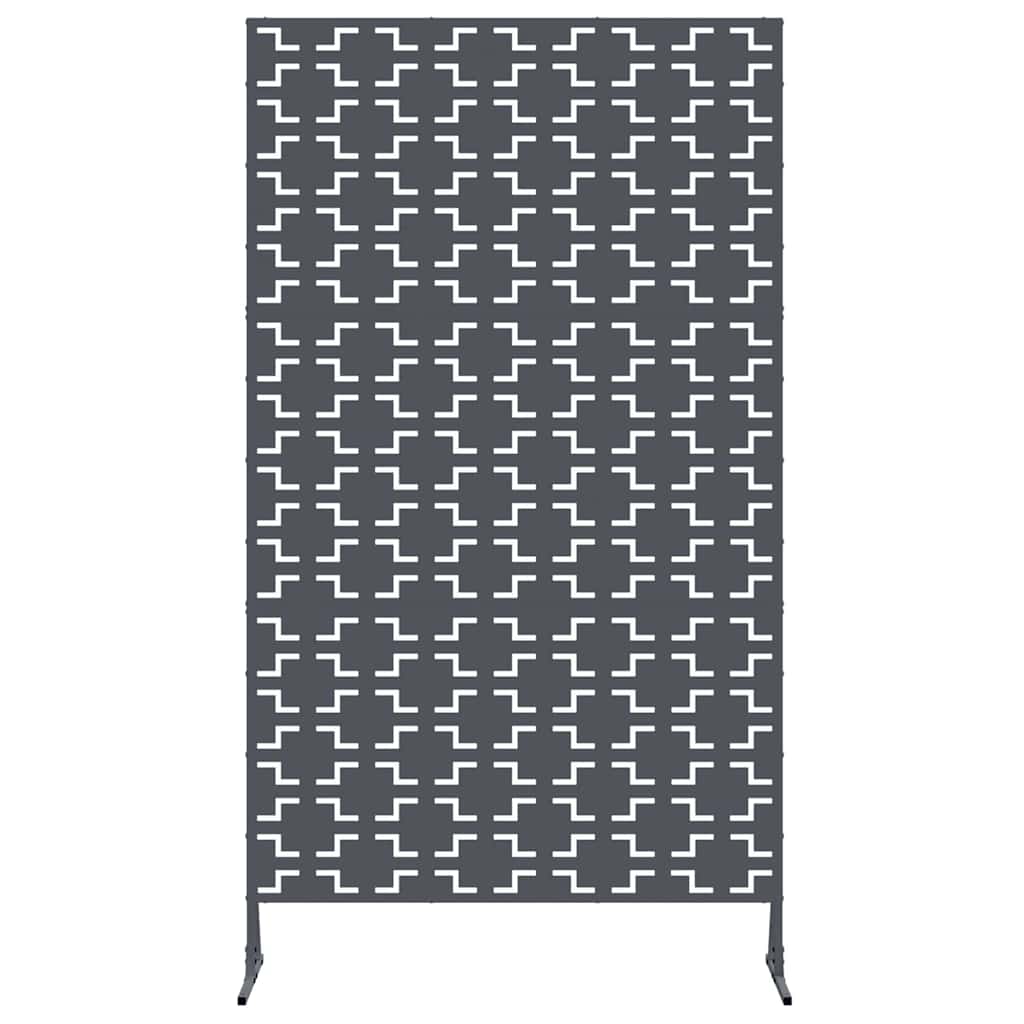 Privacy Screen 100 x 50 x 180 cm Steel Anthracite