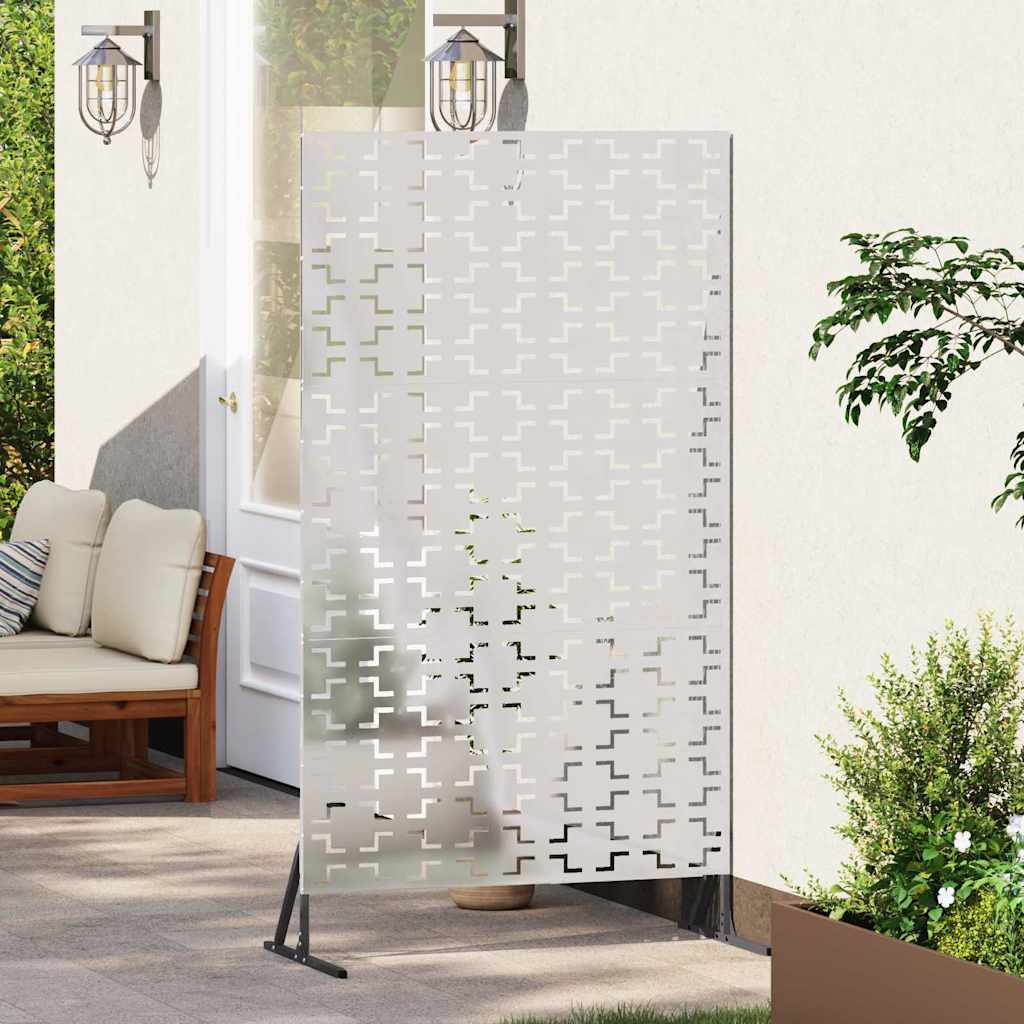 Privacy Screen Grey 100 x 50 x 180 cm Steel