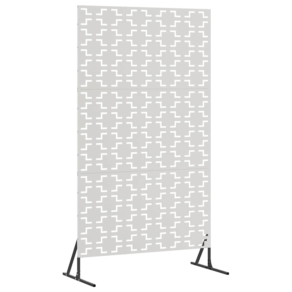 Privacy Screen Grey 100 x 50 x 180 cm Steel
