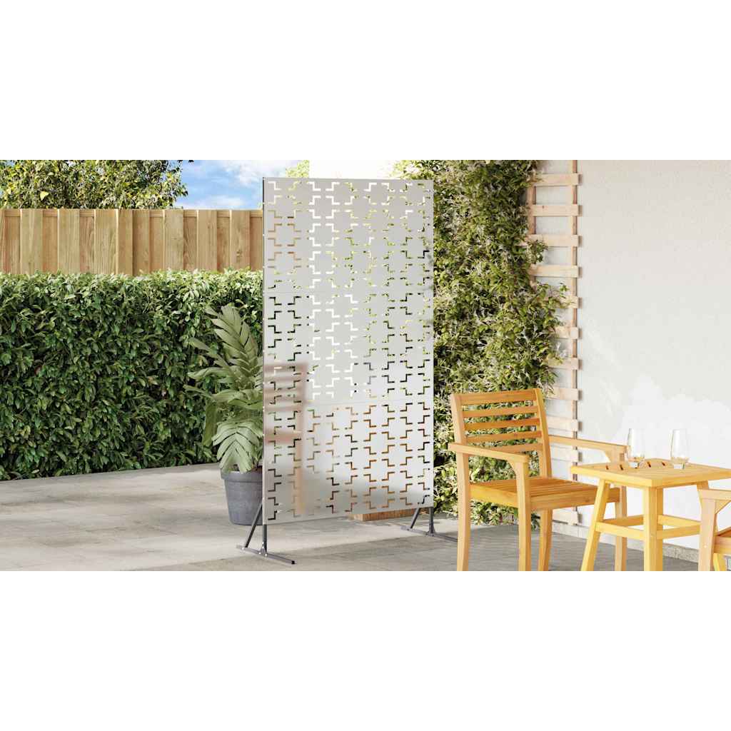 Privacy Screen Grey 100 x 50 x 180 cm Steel