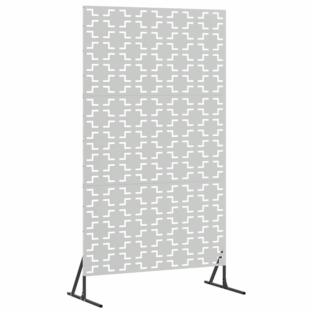 Privacy Screen Grey 100 x 50 x 180 cm Steel